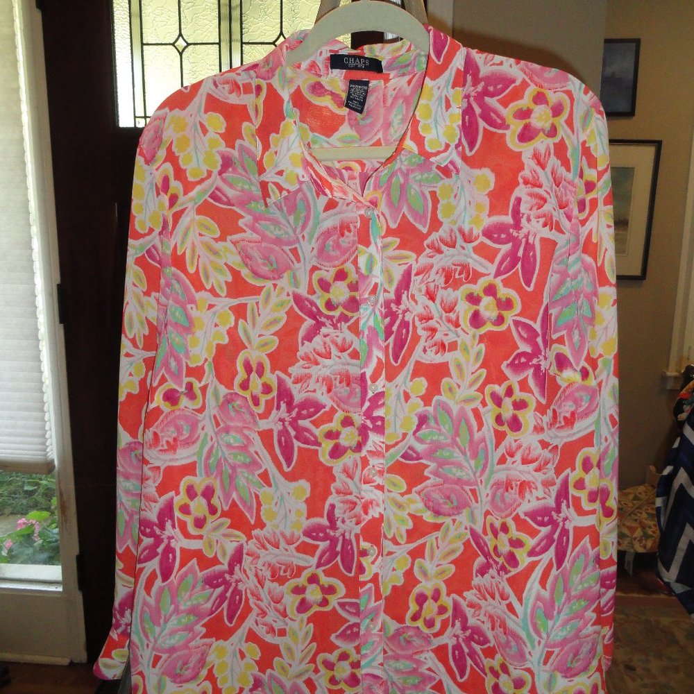 Chaps Blouse 2x - image 2